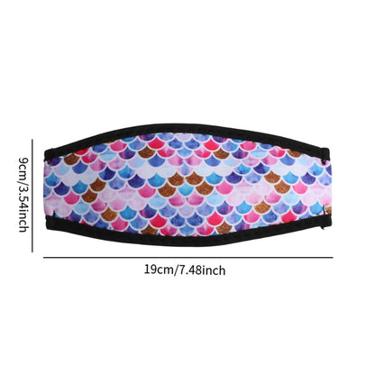 Diving Strap Cover Mask Straps Snorkel Head Strap Elastic Band Mask Slap Straps Protect Long Hair Band Scuba Gear Accessories