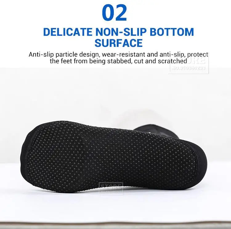 Neoprene Socks 3mm For Swimming Diving Socks Rubber Sole Sup Non-Slip Swim Socks Surf Board Socks Water Proof Socks