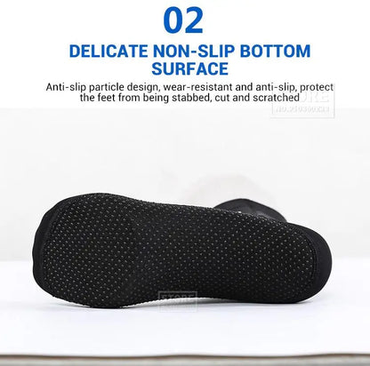 Neoprene Socks 3mm For Swimming Diving Socks Rubber Sole Sup Non-Slip Swim Socks Surf Board Socks Water Proof Socks