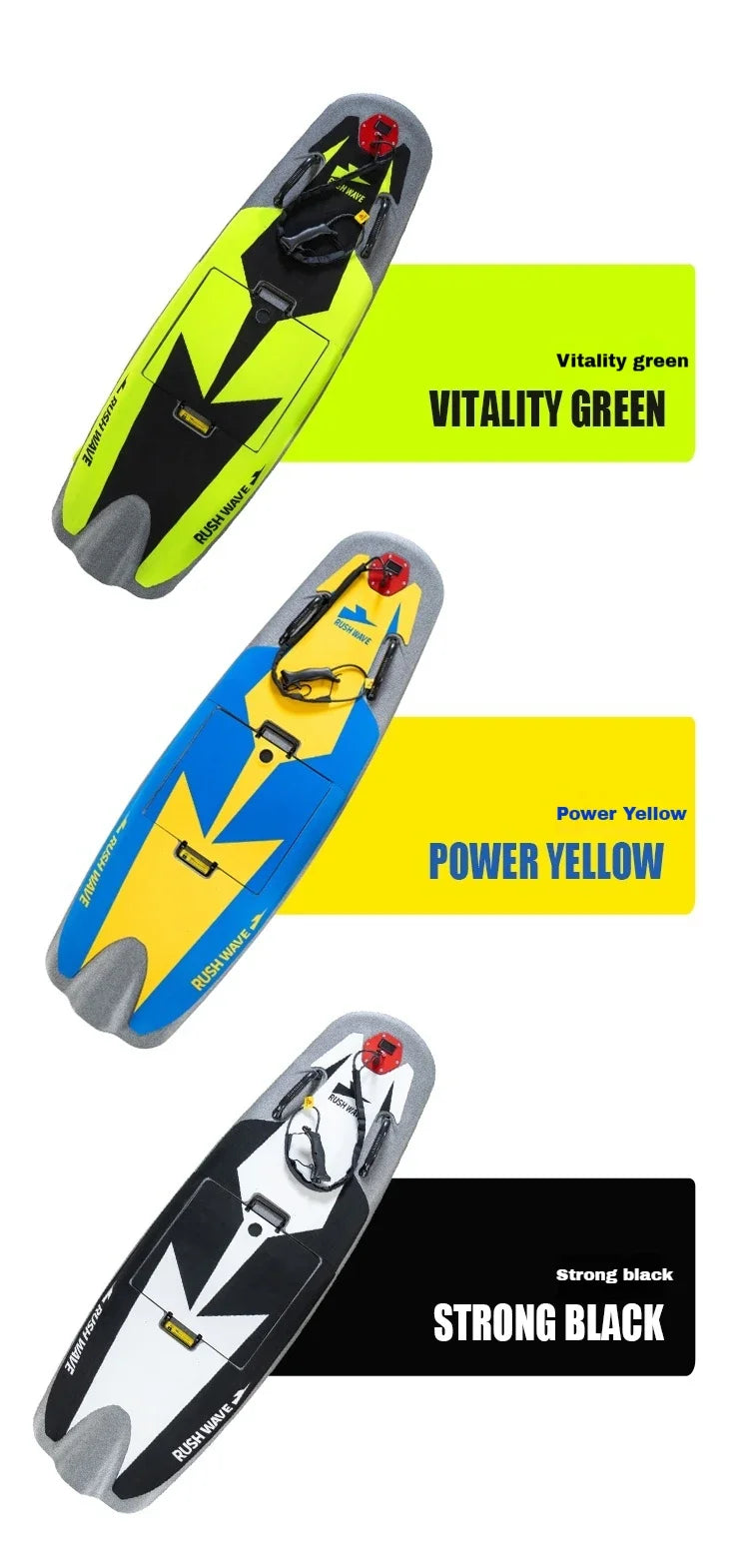 High-Speed Carbon Fiber Electric Surfboard, Jet Power with Li-ion NMC Battery & New Control System, Ribbed KeelEPPforWaterSports