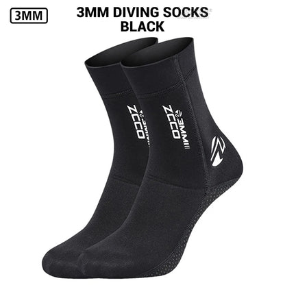 Neoprene Socks 3mm For Swimming Diving Socks Rubber Sole Sup Non-Slip Swim Socks Surf Board Socks Water Proof Socks