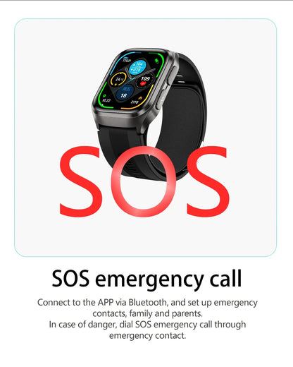 2026New Air Pump Airbag True Blood Pressure Smartwatch MultiDimensional Health Monitoring Micro Physical Examination Smart Watch