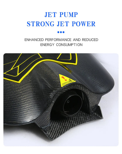 The Carbon Fiber Electric Surfboard Is Equipped with a Ternary Lithium Battery for Strong Stability and a Tail Fin