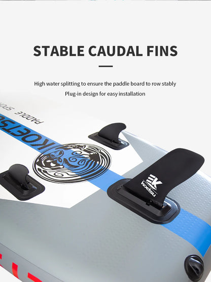 koetsu Wide Body Inflatable Stand Up Paddle Board SUP Board 3 to 5 people Padding Water Parents and Children PVC Wakeboard