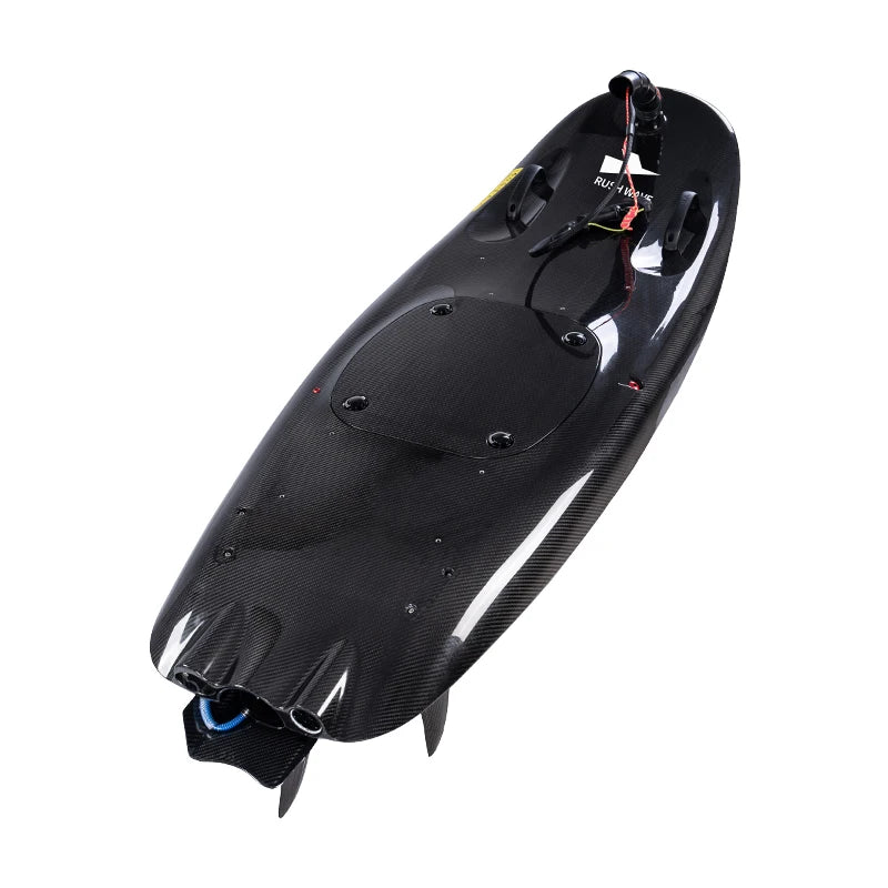 High-Speed Carbon Fiber Electric Surfboard, Jet Power with Li-ion NMC Battery & New Control System, Ribbed KeelEPPforWaterSports