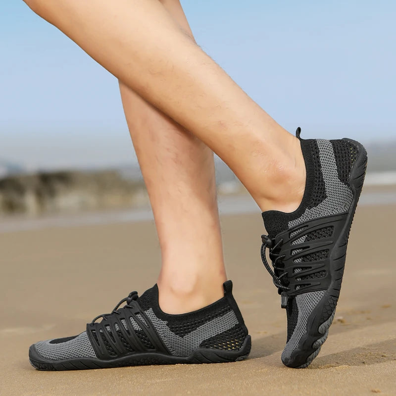 Unisex Quick-drying Aqua Shoes Non-slip Drainage Beach Swimming Pool Surf Wading Diving Boating Kayaking Water Sneakers