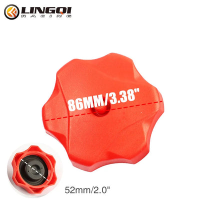 Universal Off Road Vehicle Fuel Gas Tank Cap Lid Replacement Plastic Covers for 49cc 70cc 90CC 110cc ATV Dirt Bike Accessories