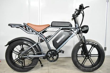 Deepower Electric Bike 2000W 48V 60AH 20Inch Fat Tire Mountain Ebike for Adults Disc Brake Off-Road Adventure Electric Bicycle