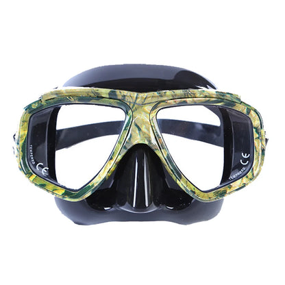 Customize Myopia Diving Mask Snakeskin Anti Fog for Spearfishing Gear Swimming Masks Googles Nearsighted Lenses Short-sighted