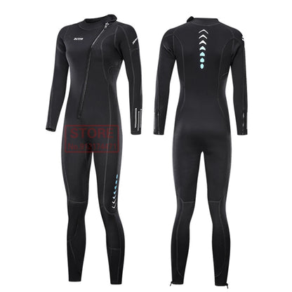 3MM Neoprene Wetsuit Front Zipper Men Kite Surf Diving Suit Women Kayak Swim Scuba Diving and Snorkeling Spearfishing Wetsuits
