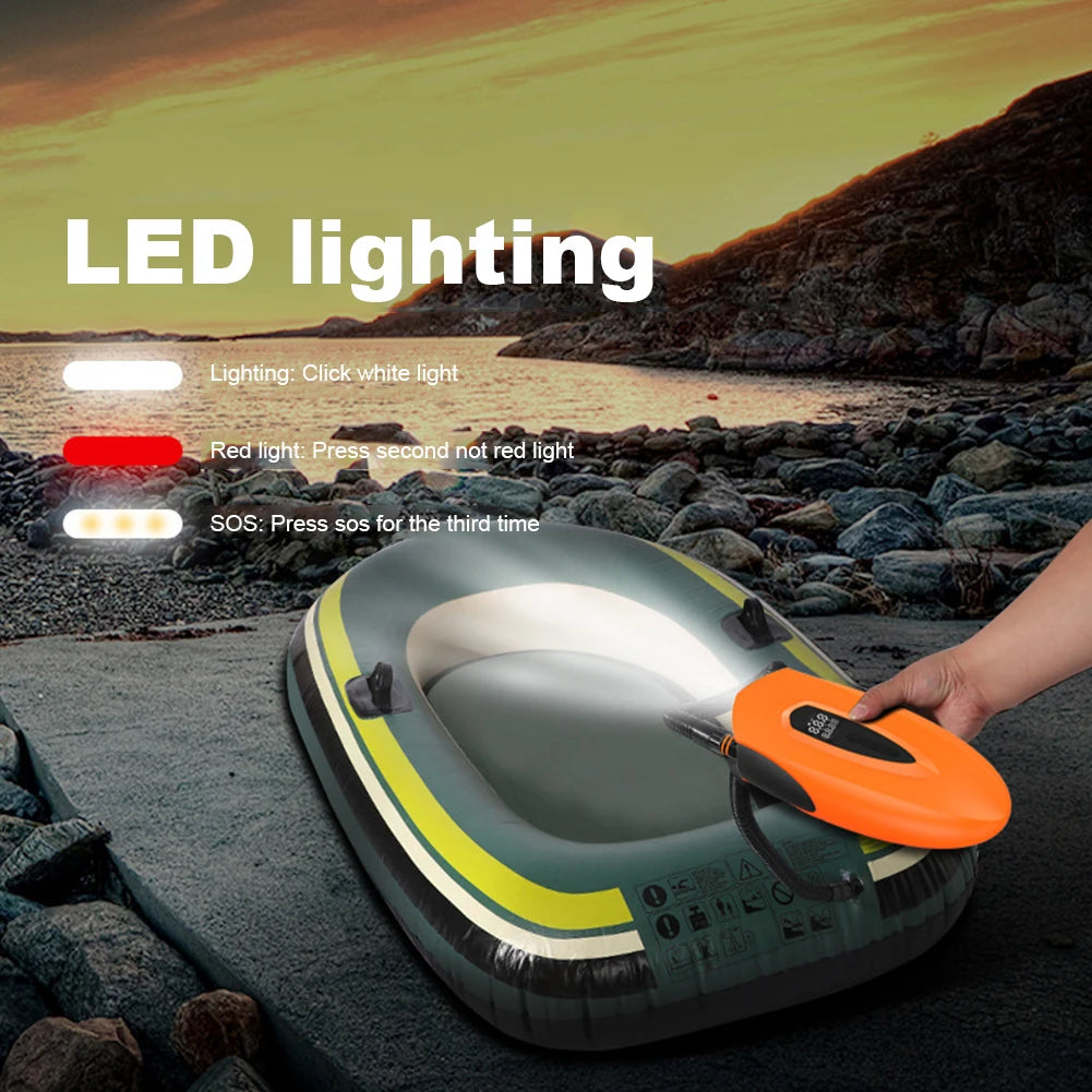 20PSI SUP Boat Inflatable Pump with Auto Shut Off Stand Up Paddle Board Pump Digital Display for Inflatables Kayaks Boats