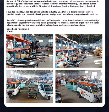 Carbon Fibre Powered Water Float Board Electric Surfboard Special Skateboard Electric Surfboard 15 KW Professional Carbon Fibre