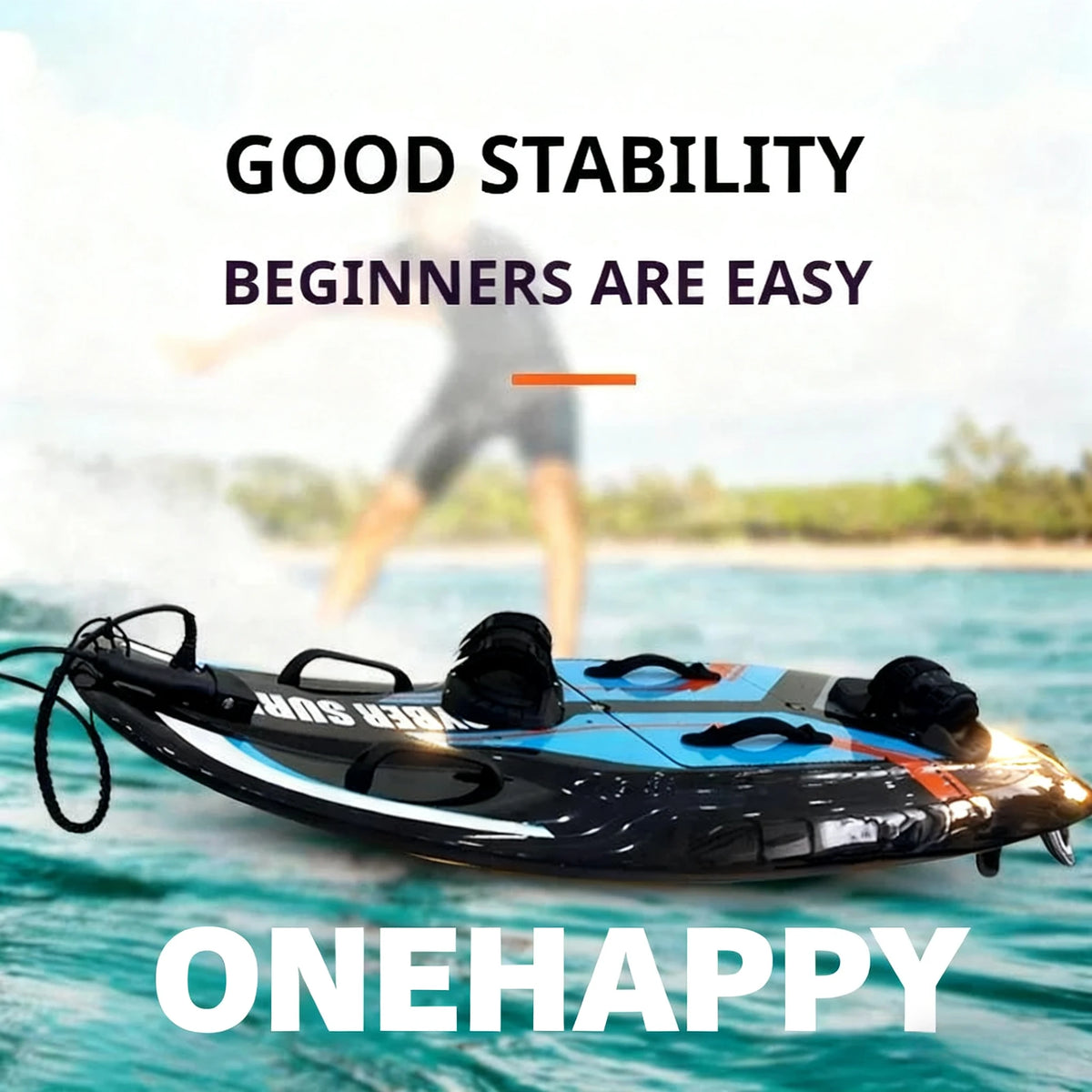 Ultralight 24kg Carbon eFoil Board, Professional Electric Surfboard with Long Range & High Power for Ocean Water Adventures