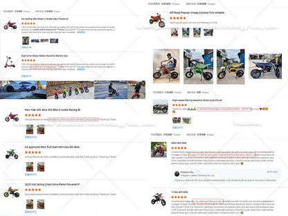 Warehouse Factory Directly 50Cc 2Stroke Petrol All Model Pocket Bike Gas Powered Small Motocross