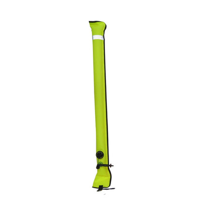 Scuba Diving Surface Marker Buoy Visibility Safety SMB with Valve Reflective Tape Floating Water Sports Equipment