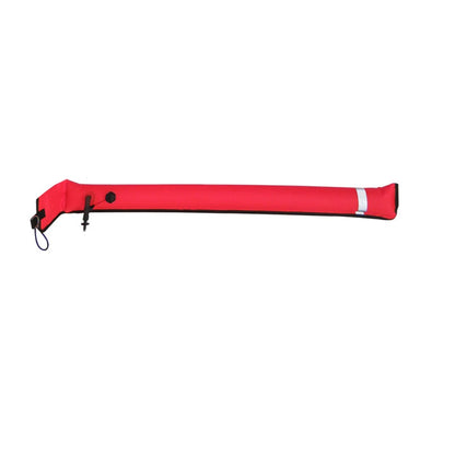 Scuba Diving Surface Marker Buoy Visibility Safety SMB with Valve Reflective Tape Floating Water Sports Equipment
