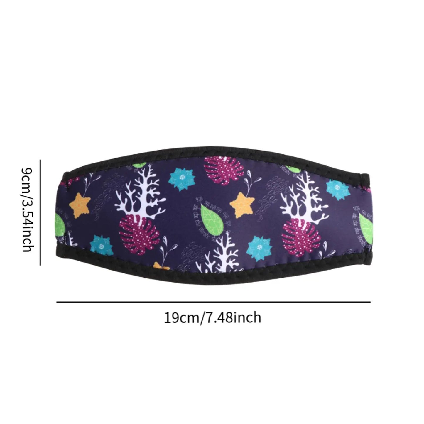 Diving Strap Cover Mask Straps Snorkel Head Strap Elastic Band Mask Slap Straps Protect Long Hair Band Scuba Gear Accessories