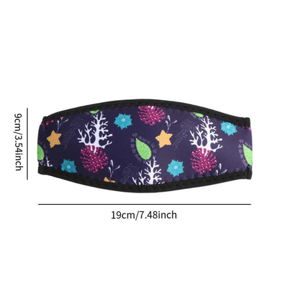 Diving Strap Cover Mask Straps Snorkel Head Strap Elastic Band Mask Slap Straps Protect Long Hair Band Scuba Gear Accessories