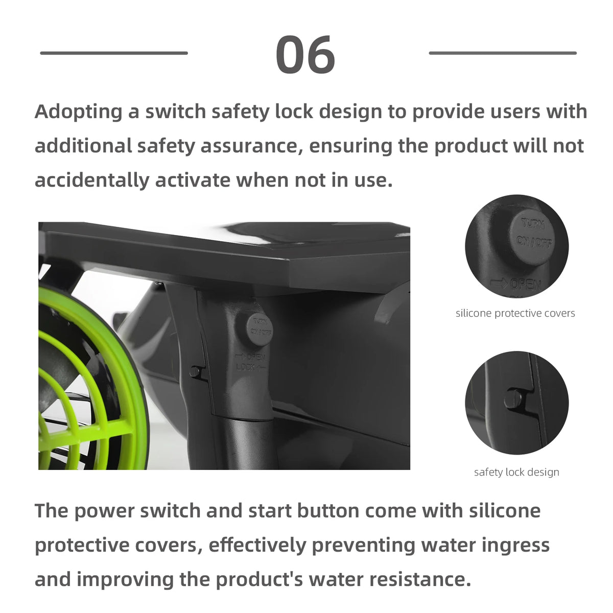 THAISTONE Fastest Underwater Propeller for Electric Scooters Diving Depth up to 30 Meters New Design