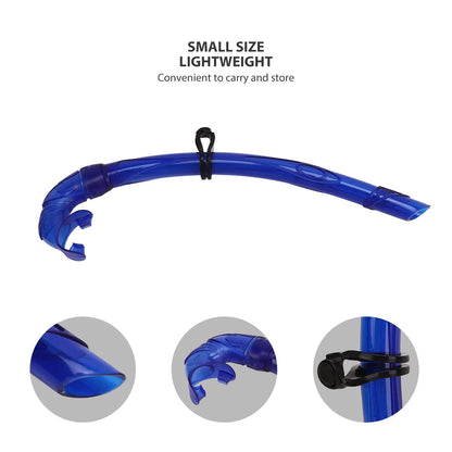 New Diving Snorkel PVC Easy Breath Snorkel Diving Snorkeling Tube with Comfortable Mouthpiece for Free Diving Diving Equipment