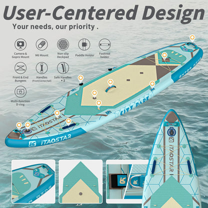 Hot sale Citypark C03B 12'x35"x6" Hot Seller 2024 Manufacture Paddle Surf  Paddleboard Stand up Paddle Board With Accessories