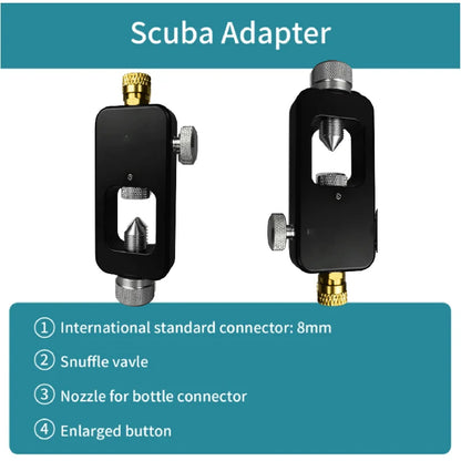 HECUIOI 0.5L Mini Scuba Tank, Diving Mask Snorkel Air Snorkeling Equipment Outdoor Oxygen Diving Tank Underwater Swimming