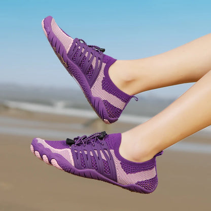 Unisex Quick-drying Aqua Shoes Non-slip Drainage Beach Swimming Pool Surf Wading Diving Boating Kayaking Water Sneakers