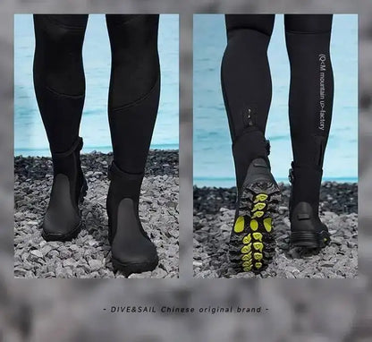 5MM Neoprene Dive Boots Surf Scuba Diving Swimming Shoes Windsurf Underwater Fishing Kitesurf Equipment Beach Shoes Snorkeling