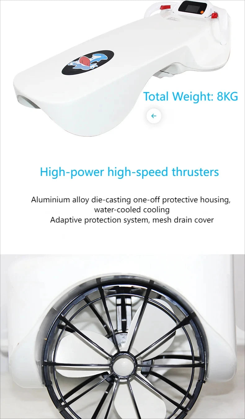 2025 F2 Jet Powered Electric Surfing Board Fast Speed Underwater Propeller Water Scooter Electric Surfboard for Watercraft
