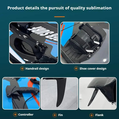 Ultralight 24kg Carbon eFoil Board, Professional Electric Surfboard with Long Range & High Power for Ocean Water Adventures
