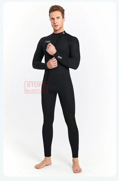 3MM Neoprene Wetsuit Front Zipper Men Kite Surf Diving Suit Women Kayak Swim Scuba Diving and Snorkeling Spearfishing Wetsuits