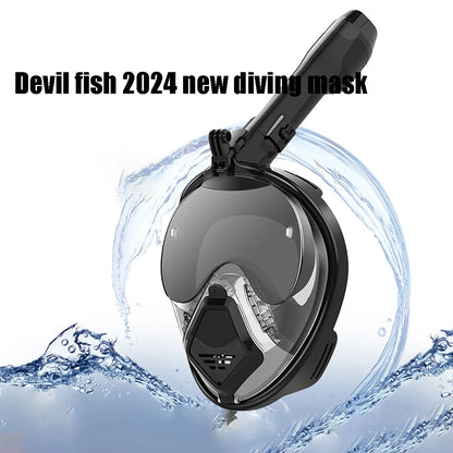10 Generation diving mask Underwater Snorkeling Full Face Swimming Mask Diving Respirator Masks Breathing for Kids Adult