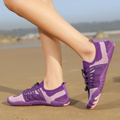 Unisex Quick-drying Aqua Shoes Non-slip Drainage Beach Swimming Pool Surf Wading Diving Boating Kayaking Water Sneakers