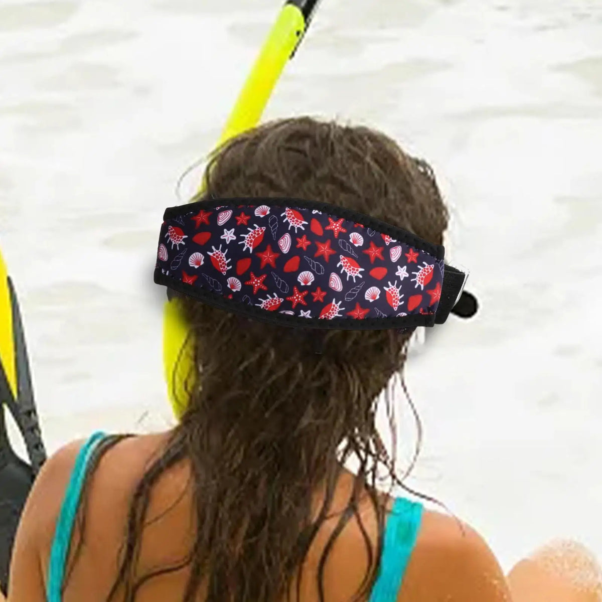 Diving Strap Cover Mask Straps Snorkel Head Strap Elastic Band Mask Slap Straps Protect Long Hair Band Scuba Gear Accessories