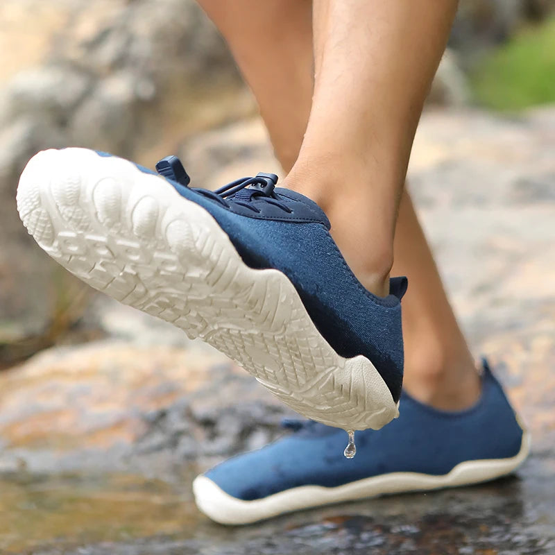 Unisex Quick-drying Aqua Shoes Non-slip Drainage Beach Swimming Pool Surf Wading Diving Boating Kayaking Water Sneakers
