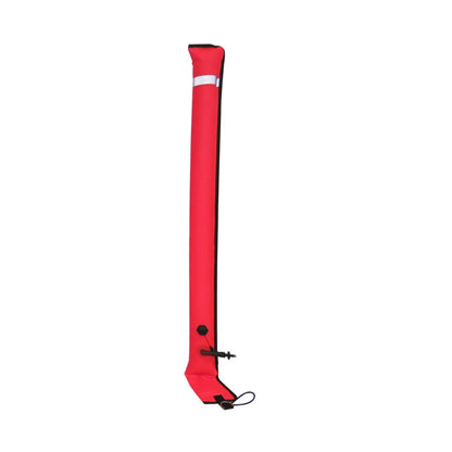 Scuba Diving Surface Marker Buoy Visibility Safety SMB with Valve Reflective Tape Floating Water Sports Equipment