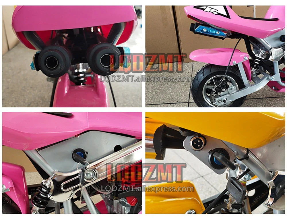 49CC 50CC 4-Stroke Gasoline MINI Motorcycle Street Sports Racing Small Dirt Bikes Adult Children Boy Girl Child Men Women MOTO