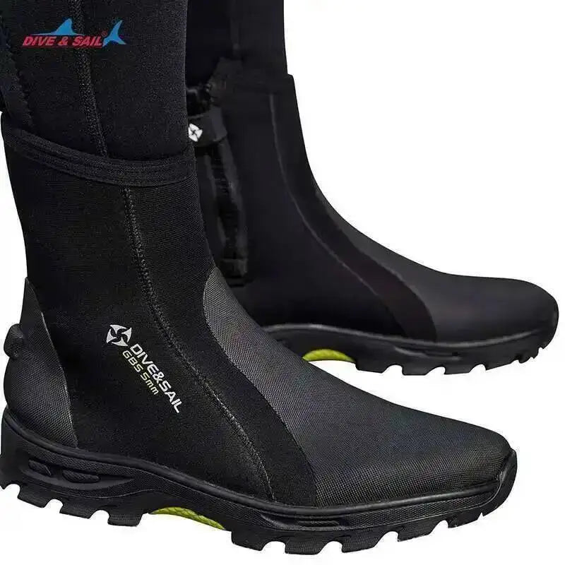 5MM Neoprene Dive Boots Surf Scuba Diving Swimming Shoes Windsurf Underwater Fishing Kitesurf Equipment Beach Shoes Snorkeling