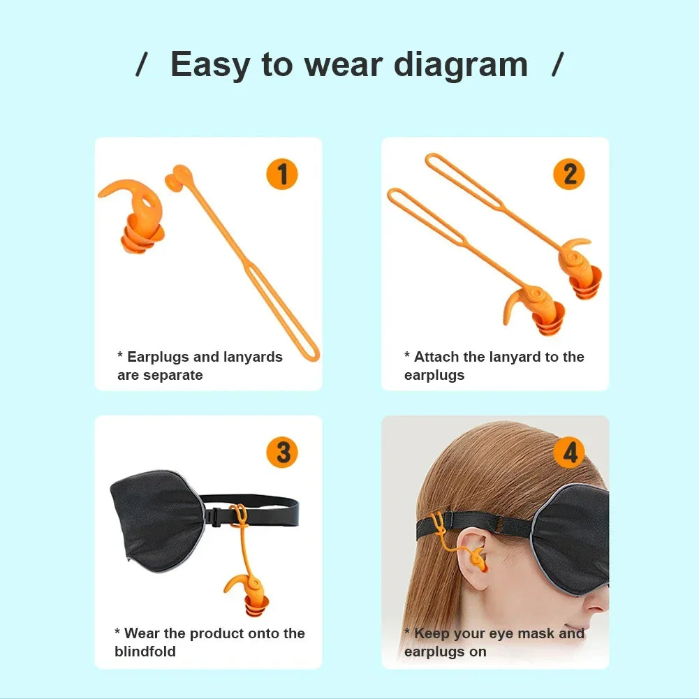 1Pair/2Pair Swim Ear Plugs Silicone Waterproof Anti-noise Pool Accessories SwimmingEarplugs Water Sports Swim Swimming Ear Plugs