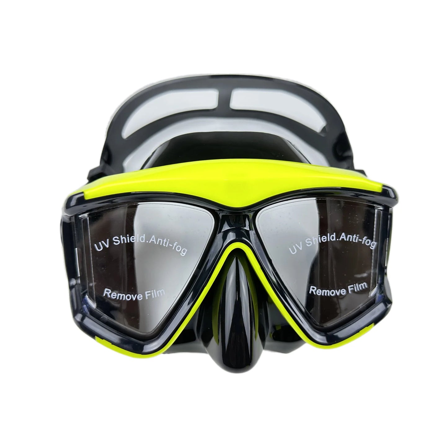 New adult silicone diving glasses professional snorkeling HD swimming tempered glass large frame mask