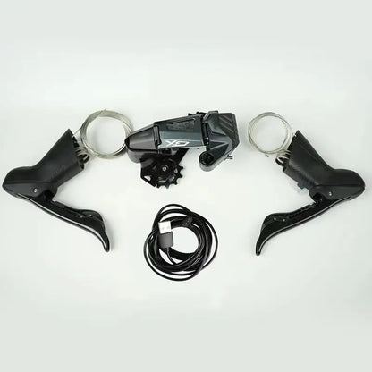 Wheeltop New GeX Gravel Bike Wireless Electronic Shifte Groupset r Single Chainring 7-13 Speed High-Tension Rear Derailleur