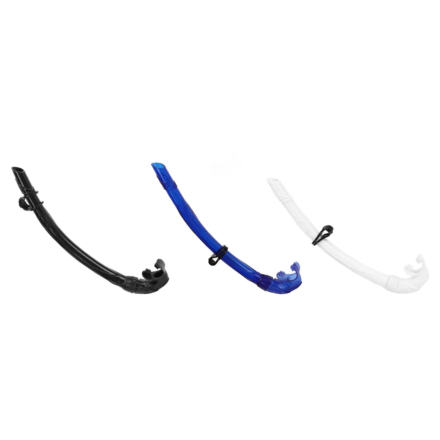 New Diving Snorkel PVC Easy Breath Snorkel Diving Snorkeling Tube with Comfortable Mouthpiece for Free Diving Diving Equipment