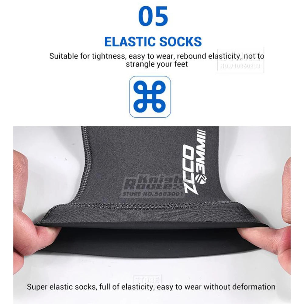 Neoprene Socks 3mm For Swimming Diving Socks Rubber Sole Sup Non-Slip Swim Socks Surf Board Socks Water Proof Socks