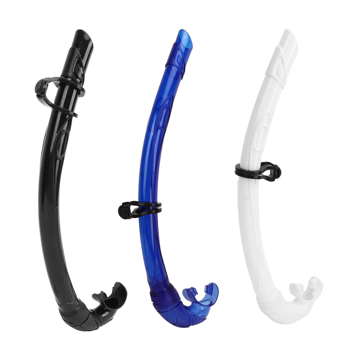 New Diving Snorkel PVC Easy Breath Snorkel Diving Snorkeling Tube with Comfortable Mouthpiece for Free Diving Diving Equipment
