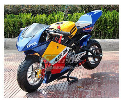 49CC 50CC 2-Stroke Gasoline MINI Motorcycle Street Sports Racing Small Dirt Bikes Adult Children Boy Girl Child Men Women MOTO