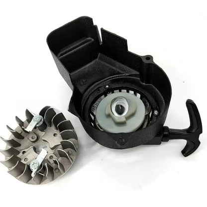 Lyr For  Moto Quad ATV Black Alloy Pull Start Recoil Starter with Screws  2 Stroke 47cc 49cc Pocket Coolster SX50 Mini Dirt Bike