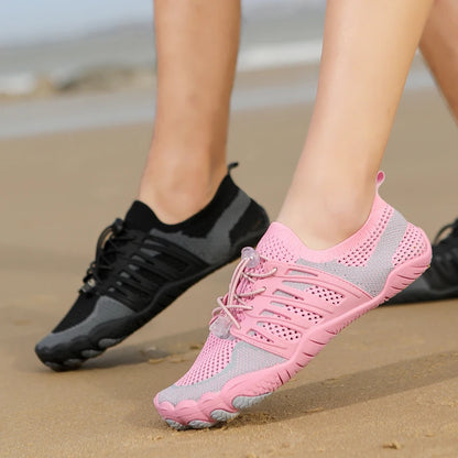 Unisex Quick-drying Aqua Shoes Non-slip Drainage Beach Swimming Pool Surf Wading Diving Boating Kayaking Water Sneakers