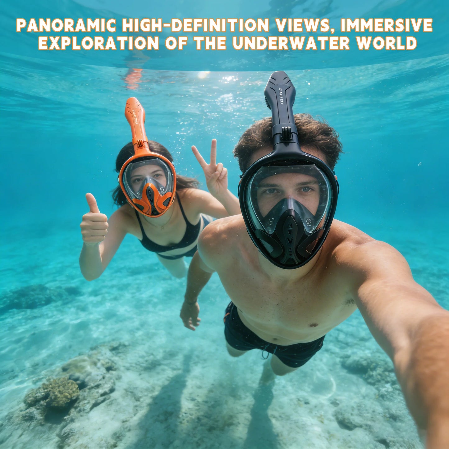 Professional Snorkeling Diving Mask Underwater Scuba Full Face Snorkel Mask Anti Fog Goggles for Kids Adult Swimming Equipment