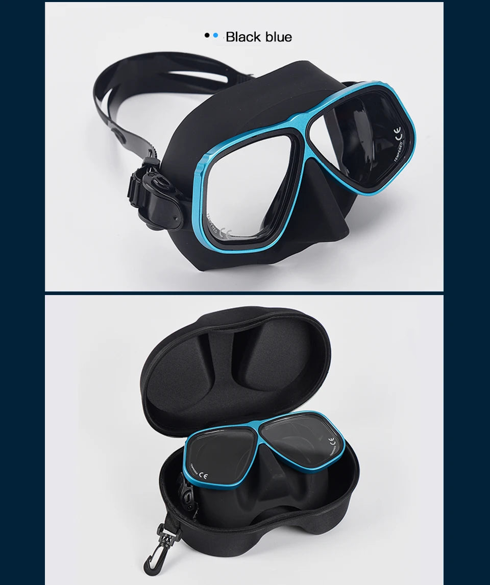 Similar Apollo's Free Diving Mask Aluminum Alloy Frame Mask Swimming Glasses 65cc Scuba diving Masks Snorkeling Wet Tube Set