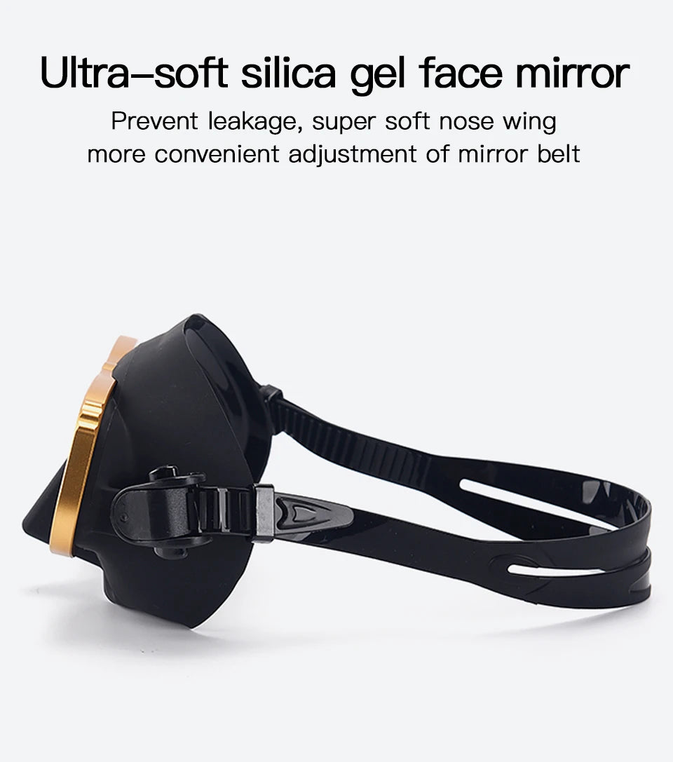 Similar Apollo's Free Diving Mask Aluminum Alloy Frame Mask Swimming Glasses 65cc Scuba diving Masks Snorkeling Wet Tube Set